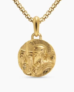 Ares Amulet 18K Yellow Gold, 24mm
