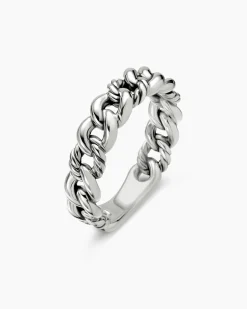 Belmont® Curb Link Band Ring Sterling Silver, 5mm