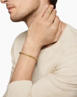 Box Chain Bracelet 18K Yellow Gold, 5mm