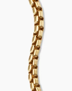 Box Chain Bracelet 18K Yellow Gold, 2.7mm
