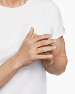 Cable Band Ring 18K Yellow Gold, 5mm