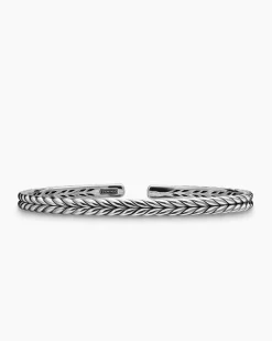 Chevron Flex Bracelet Sterling Silver, 5.2mm
