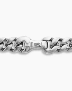 Curb Chain Necklace Platinum, 8mm