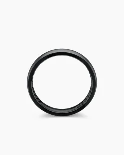 DY Classic Band Ring Black Titanium, 4mm