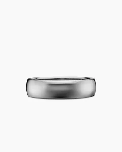 DY Classic Band Ring Grey Titanium, 6mm