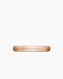 DY Classic Band Ring 18K Rose Gold, 3.5mm