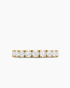 DY Eden Band Ring 18K Yellow Gold with Diamonds, 3.6mm