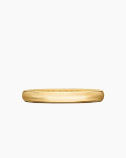 DY Eden Partway Band Ring 18K Yellow Gold with Diamonds, 2.8mm