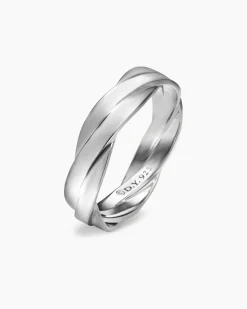 DY Helios™ Band Ring Sterling Silver, 6mm