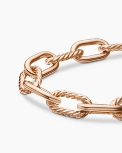 DY Madison® Chain Bracelet 18K Rose Gold, 11mm