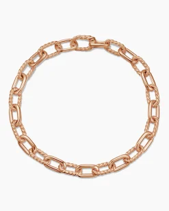 DY Madison® Chain Bracelet 18K Rose Gold, 6mm