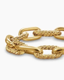 DY Madison® Chain Bracelet 18K Yellow Gold, 13.5mm