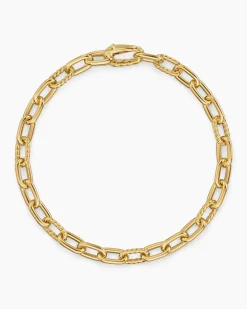 DY Madison® Chain Bracelet 18K Yellow Gold, 6mm