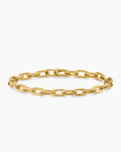 DY Madison® Chain Bracelet 18K Yellow Gold, 6mm