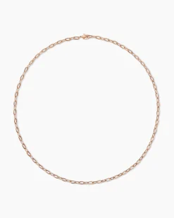 DY Madison® Chain Necklace 18K Rose Gold, 3mm