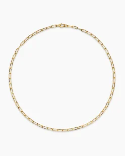 DY Madison® Chain Necklace 18K Yellow Gold, 4mm