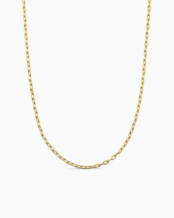 DY Madison® Chain Necklace 18K Yellow Gold, 3mm