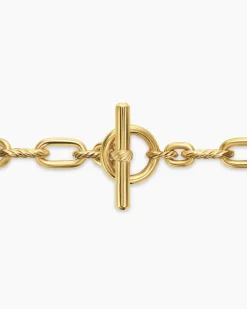 DY Madison® Toggle Chain Bracelet 18K Yellow Gold, 8.5mm
