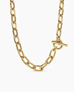 DY Madison® Toggle Chain Necklace 18K Yellow Gold, 11mm