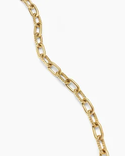 DY Madison® Toggle Chain Necklace 18K Yellow Gold, 11mm