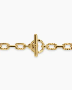 DY Madison® Toggle Chain Necklace 18K Yellow Gold, 5.5mm