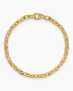 DY Mercer® Petite Chain Bracelet 18K Yellow Gold, 4.5mm