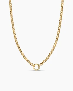 DY Mercer® Petite Chain Necklace 18K Yellow Gold, 4.5mm