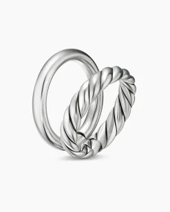 DY Mercer® Two Row Ring Sterling Silver, 8mm
