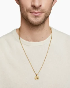 Gemini Amulet 18K Yellow Gold, 17mm
