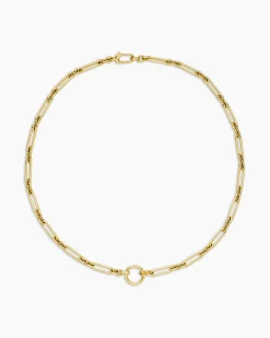 Lexington Chain Necklace 18K Yellow Gold, 4.5mm