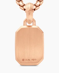 Petrvs® Bee Amulet 18K Rose Gold with Rubellite and Diamonds, 15mm