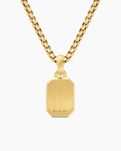 Petrvs® Bee Amulet 18K Yellow Gold with Carnelian and Diamonds, 15mm