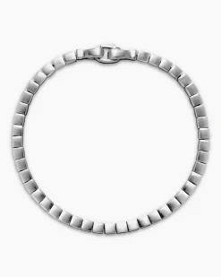 Spiritual Beads Cushion Bracelet Sterling Silver, 4mm