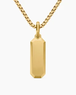 Streamline® Amulet 18K Yellow Gold, 28mm