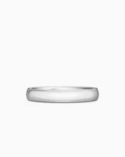 Streamline® Band Ring 18K White Gold, 4mm