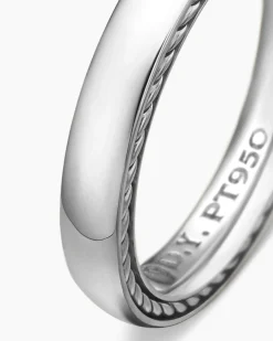 Streamline® Band Ring Platinum, 4mm
