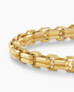 Streamline® Double Link Bracelet 18K Yellow Gold, 8mm