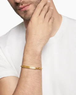 Streamline® ID Bracelet 18K Yellow Gold, 6.8mm