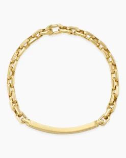 Streamline® ID Bracelet 18K Yellow Gold, 6.8mm
