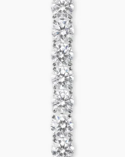 Tennis Bracelet 18K White Gold with Diamonds, 4mm