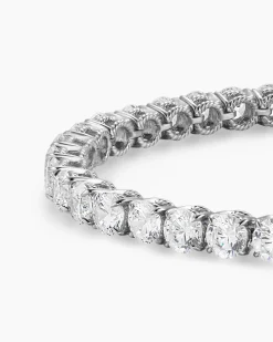 Tennis Bracelet 18K White Gold with Diamonds, 4mm