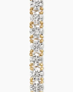 Tennis Bracelet 18K Yellow Gold with Diamonds, 3mm