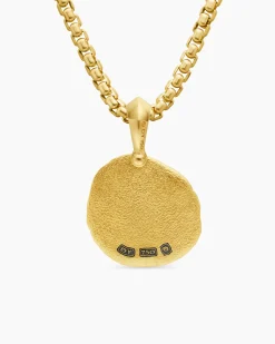 Virgo Amulet 18K Yellow Gold, 17mm
